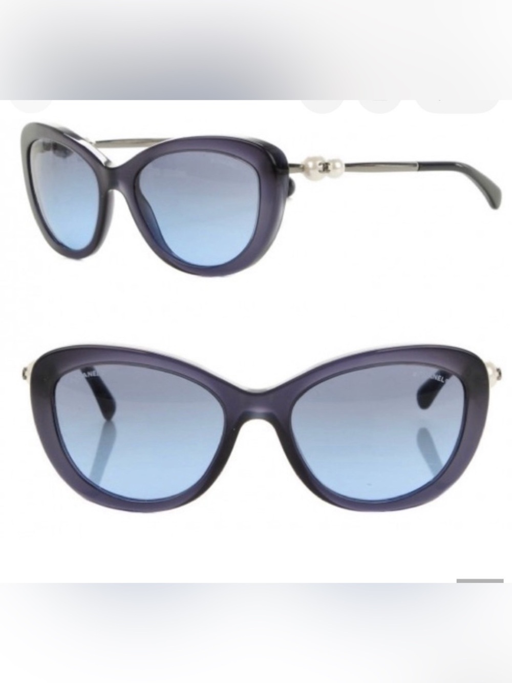CHANEL Cat-Eye Sunglasses 5340-H Black
